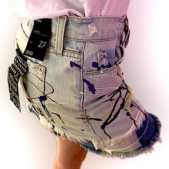 Ksubi Skirts Rare Ksubi Hand Painted By Gallery Dept Artist Brand